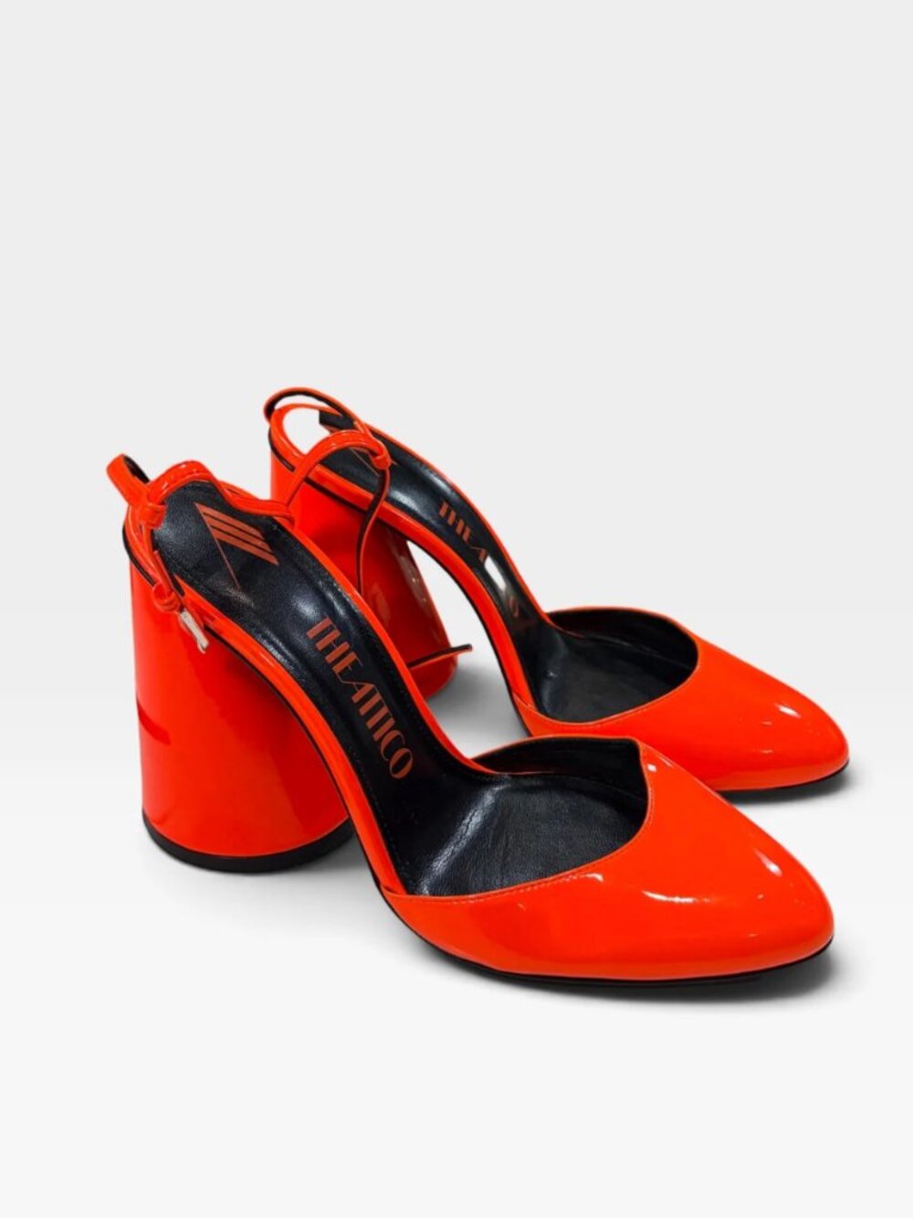 The Attico Orange Heels, 39.5